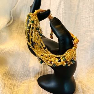 Bracelet handmade seed bead! Adjustable